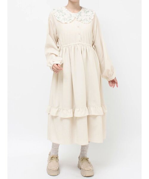 merry jenny(メリージェニー)の「floralカラーワンピース(ワンピース・レディース・ピンク/グリーン/パープル・FREE)」の2枚目の写真