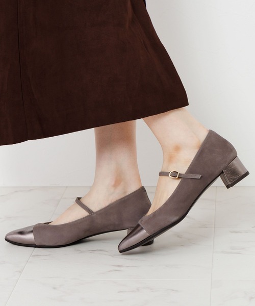 HIMIKO（ヒミコ）の「【HIMIKO】【撥水】ポインテッドトゥメリージェーンパンプス/651314（パンプス・レディース・ベージュ系その他/ブラック/グレー系その他・23.0cm/22.0cm/22.5cm/23.5cm/24.0cm/24.5cm/25.0cm）」の8枚目の写真