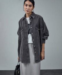 SALON adam et rope' | フェードコーデュロイオーバーシャツ / セットアップ対応(シャツ/ブラウス)