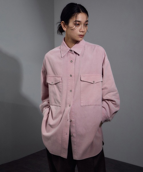 セール】フェードコーデュロイオーバーシャツ / セットアップ対応