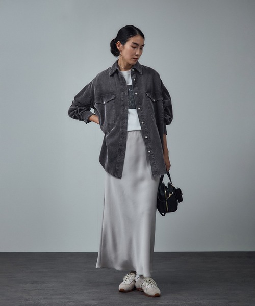 セール】フェードコーデュロイオーバーシャツ / セットアップ対応