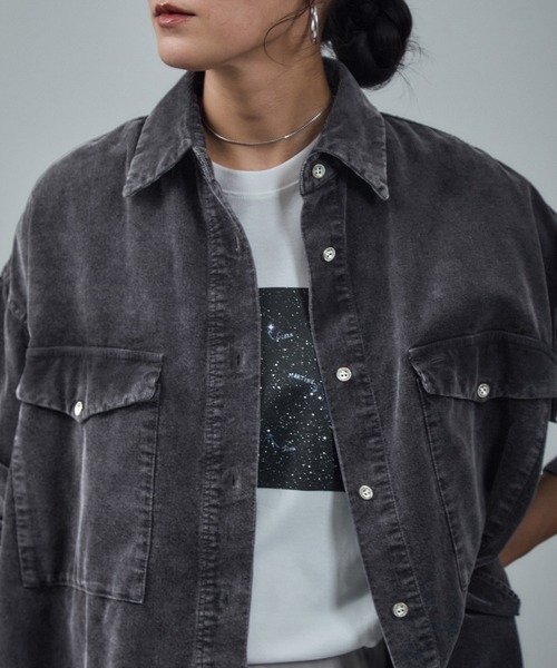 セール】フェードコーデュロイオーバーシャツ / セットアップ対応