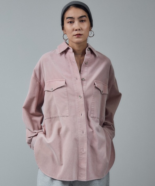 セール】フェードコーデュロイオーバーシャツ / セットアップ対応