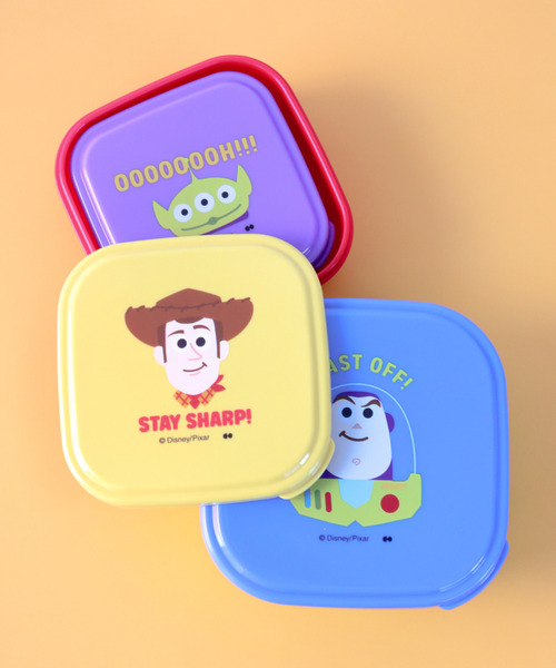Disney(�f�B�Y�j�[)�́qDISNEY/�f�B�Y�j�[�r Toy Story �g�C�X�g�[���[  SEALED LUNCH BOX SET 3P/�����`�{�b�N�X �V�[���e�� 3�Z�b�g  READY TO PLAY(���ٓ���)