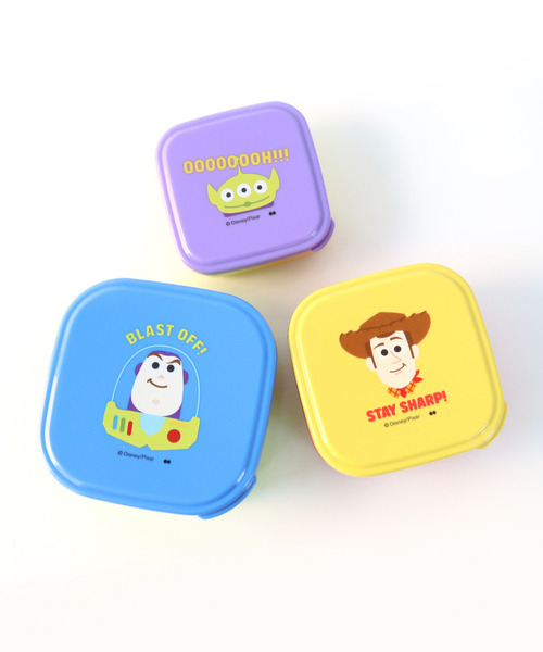 Disney(ディズニー)の「〈DISNEY/ディズニー〉 Toy Story トイストーリー SEALED LUNCH BOX SET 3P/ランチボックス シール容器 3個セット READY TO PLAY(お弁当箱・レディース・カラフル・ONE SIZE)」の2枚目の写真