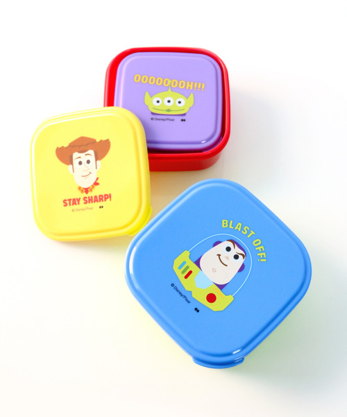 Disney(ディズニー)の「〈DISNEY/ディズニー〉 Toy Story トイストーリー SEALED LUNCH BOX SET 3P/ランチボックス シール容器 3個セット READY TO PLAY(お弁当箱・レディース・カラフル・ONE SIZE)」の4枚目の写真