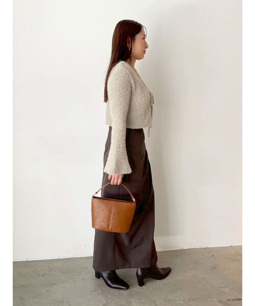 LAGUNAMOON（ラグナムーン）の「シャギーヤーンニットアンサンブル（アンサンブル・レディース・ブラック/クリーム/ライトグレー・FREE）」の21枚目の写真