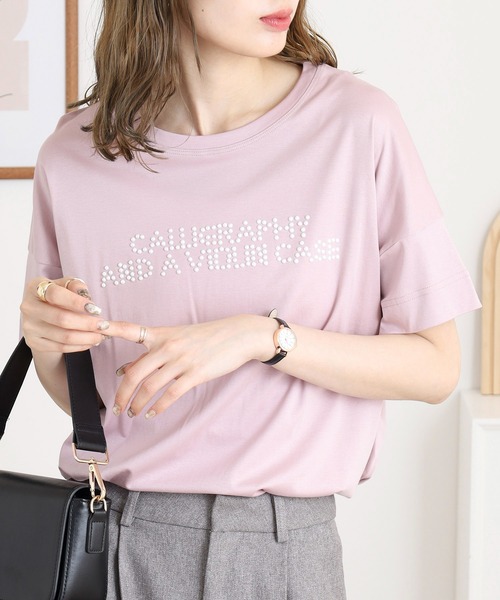 セール】BRODIAEA つぶつぶロゴ半袖Tシャツ（Tシャツ/カットソー