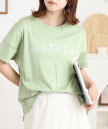 BRODIAEA つぶつぶパールロゴ半袖Tシャツ