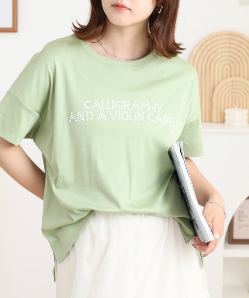 セール】BRODIAEA つぶつぶロゴ半袖Tシャツ（Tシャツ/カットソー
