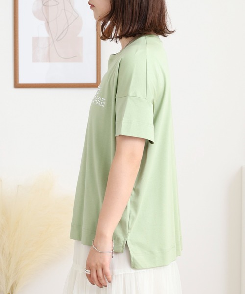 ブローディア BRODIAEA つぶつぶロゴ半袖Tシャツ （ブラック） セール】BRODIAEA つぶつぶロゴ半袖Tシャツ（Tシャツ/カットソー