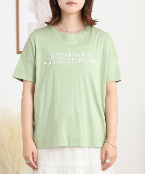 セール】BRODIAEA つぶつぶロゴ半袖Tシャツ（Tシャツ/カットソー