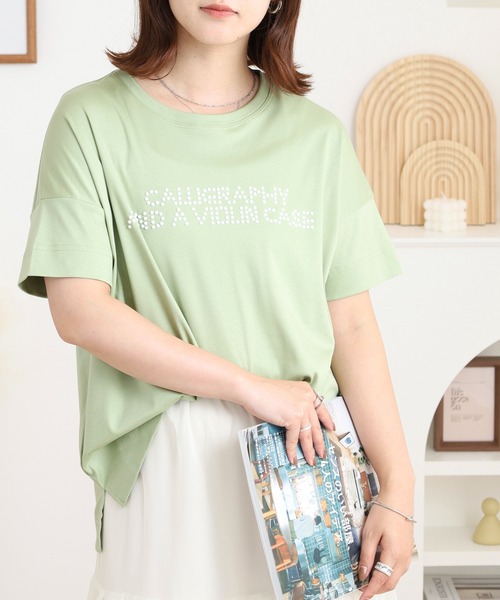 セール】BRODIAEA つぶつぶロゴ半袖Tシャツ（Tシャツ/カットソー