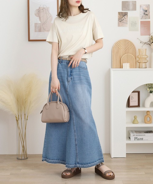 tシャツ BRODIAEA つぶつぶロゴ半袖Tシャツ レディース ブローディア BRODIAEA つぶつぶロゴ半袖Tシャツ （ブラック