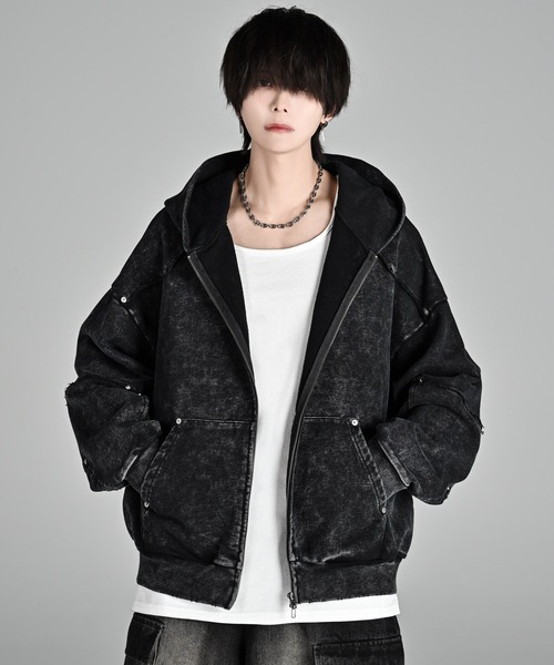 ADRER(Ah[)vintage make design heavy weight W zip parker / Be[WCNfUC wr[EGCg_uWbvp[J[(p[J[)