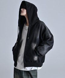 ADRER | vintage make design heavy weight W zip parker / ヴィンテージメイクデザイン ヘビーウエイトダブルジップパーカー(パーカー)