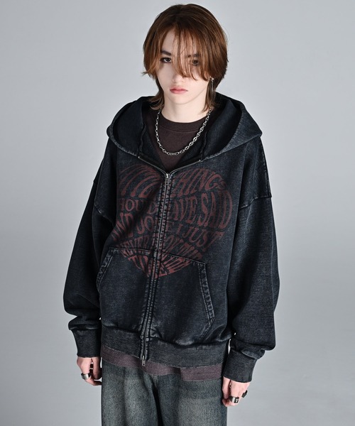 【セール】vintage make design heavy weight W zip parker / ヴィンテージメイクデザイン ヘビーウエイトダブルジップパーカー（パーカー）｜ADRER（アドラー）