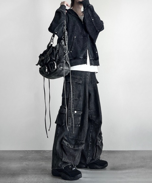 【セール】vintage make design heavy weight W zip parker / ヴィンテージメイクデザイン ヘビーウエイトダブルジップパーカー（パーカー）｜ADRER（アドラー）