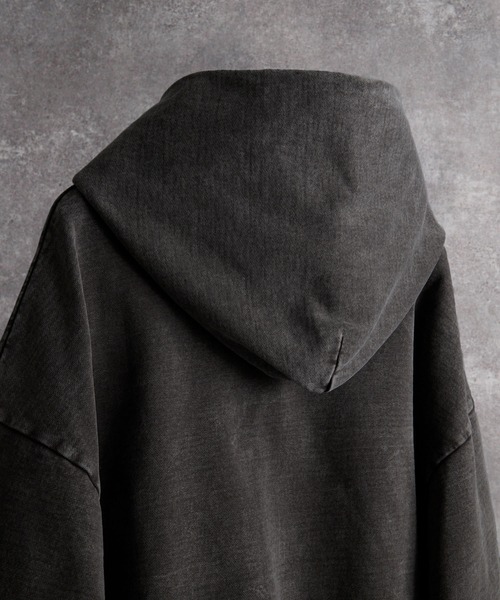 ADRER（アドラー）の「vintage make design heavy weight W zip parker / ヴィンテージメイクデザイン ヘビーウエイトダブルジップパーカー（パーカー・メンズ・ブラック系3/ブラック系2/ブラック系1/グレー系1/ブラウン系1/ホワイト系1/ブラック系4・L/M/S/XS）」の15枚目の写真