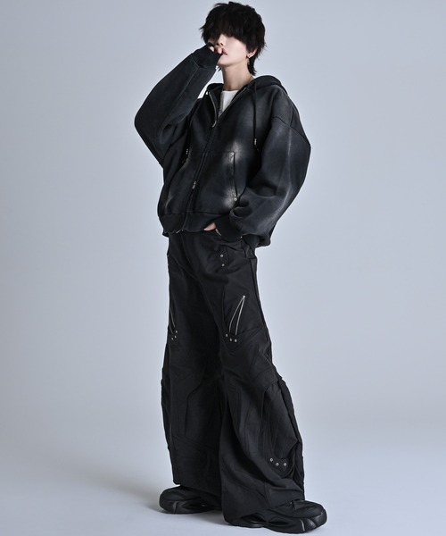 【セール】vintage make design heavy weight W zip parker / ヴィンテージメイクデザイン ヘビーウエイトダブルジップパーカー（パーカー）｜ADRER（アドラー）