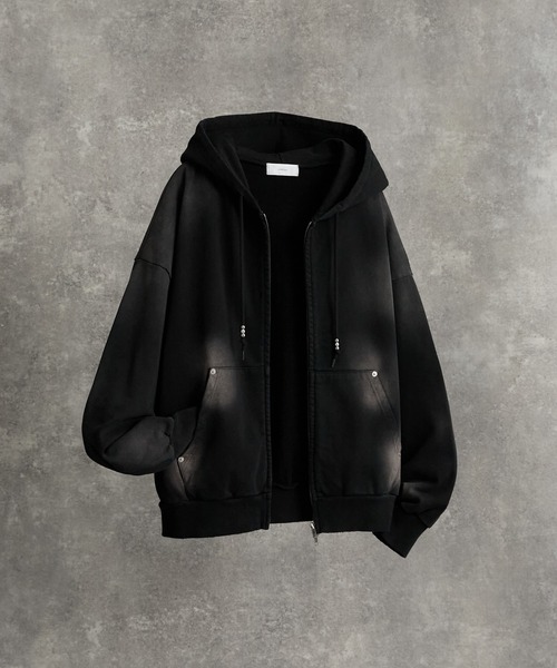 【セール】vintage make design heavy weight W zip parker / ヴィンテージメイクデザイン ヘビーウエイトダブルジップパーカー（パーカー）｜ADRER（アドラー）