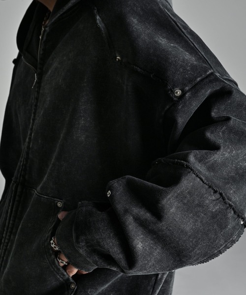 【セール】vintage make design heavy weight W zip parker / ヴィンテージメイクデザイン ヘビーウエイトダブルジップパーカー（パーカー）｜ADRER（アドラー）