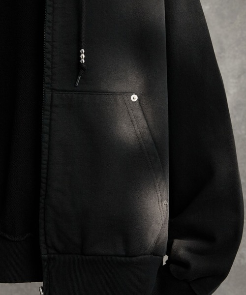 【セール】vintage make design heavy weight W zip parker / ヴィンテージメイクデザイン ヘビーウエイトダブルジップパーカー（パーカー）｜ADRER（アドラー）