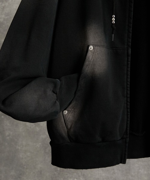 【セール】vintage make design heavy weight W zip parker / ヴィンテージメイクデザイン ヘビーウエイトダブルジップパーカー（パーカー）｜ADRER（アドラー）