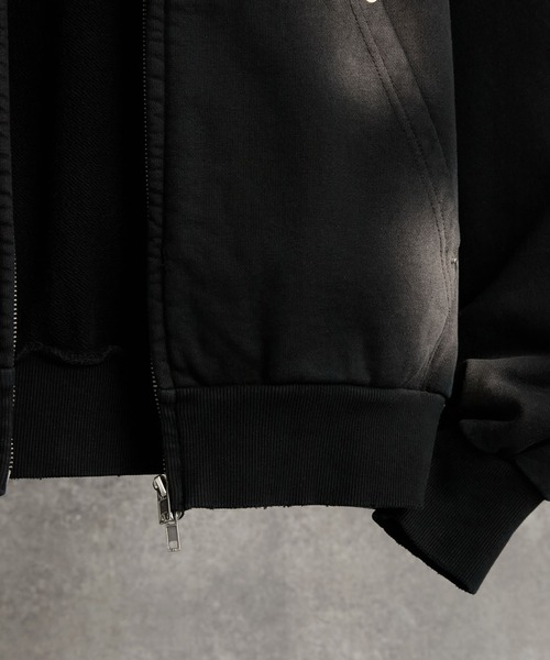 【セール】vintage make design heavy weight W zip parker / ヴィンテージメイクデザイン ヘビーウエイトダブルジップパーカー（パーカー）｜ADRER（アドラー）