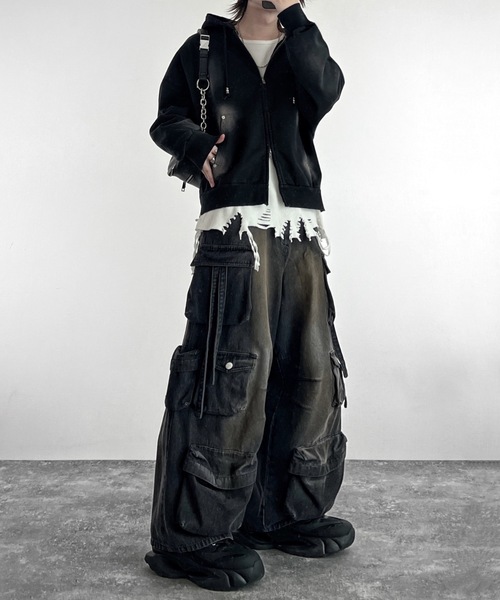 【セール】vintage make design heavy weight W zip parker / ヴィンテージメイクデザイン ヘビーウエイトダブルジップパーカー（パーカー）｜ADRER（アドラー）