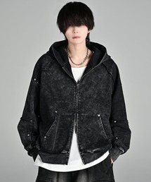 ADRER（アドラー）の「vintage make design heavy weight W zip parker   ヴィンテージメイクデザイン ヘビーウエイトダブルジップパーカー（パーカー）」