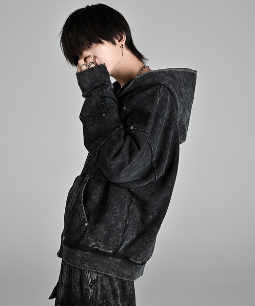 【セール】vintage make design heavy weight W zip parker / ヴィンテージメイクデザイン ヘビーウエイトダブルジップパーカー（パーカー）｜ADRER（アドラー）