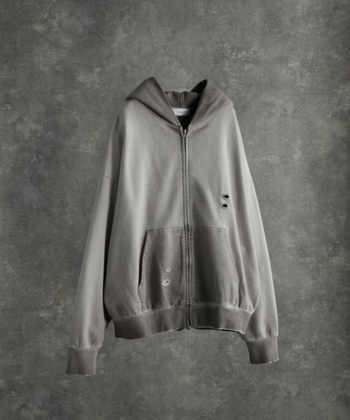 【セール】vintage make design heavy weight W zip parker / ヴィンテージメイクデザイン ヘビーウエイトダブルジップパーカー（パーカー）｜ADRER（アドラー）