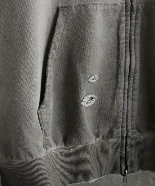 【セール】vintage make design heavy weight W zip parker / ヴィンテージメイクデザイン ヘビーウエイトダブルジップパーカー（パーカー）｜ADRER（アドラー）