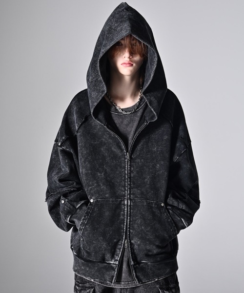 【セール】vintage make design heavy weight W zip parker / ヴィンテージメイクデザイン ヘビーウエイトダブルジップパーカー（パーカー）｜ADRER（アドラー）