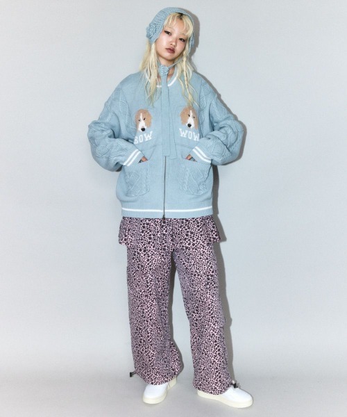 Candy Stripper(キャンディストリッパー)の「LEOPARD SKIRT パンツ(その他パンツ・レディース・ベージュ/ピンク・FREE)」の4枚目の写真