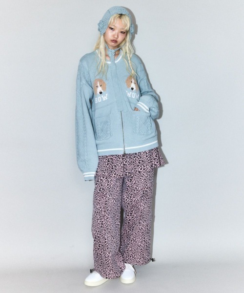 Candy Stripper(キャンディストリッパー)の「LEOPARD SKIRT パンツ(その他パンツ・レディース・ベージュ/ピンク・FREE)」の5枚目の写真