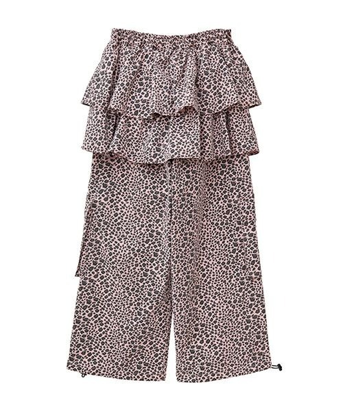 Candy Stripper(キャンディストリッパー)の「LEOPARD SKIRT パンツ(その他パンツ・レディース・ベージュ/ピンク・FREE)」の21枚目の写真