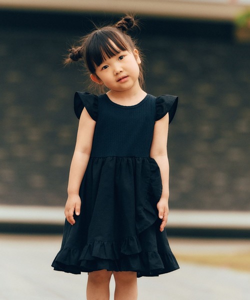 LOWRYS FARM(ローリーズファーム)の「marinaコットンフリルワンピース 493562(ワンピース・キッズ・アイボリー/ブラック/ブルー・130cm/110cm/120cm)」の20枚目の写真