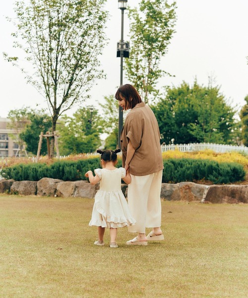 LOWRYS FARM(ローリーズファーム)の「marinaコットンフリルワンピース 493562(ワンピース・キッズ・アイボリー/ブラック/ブルー・130cm/110cm/120cm)」の14枚目の写真