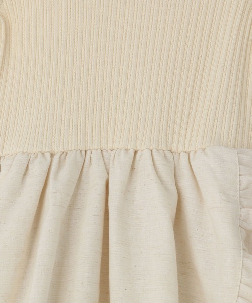 LOWRYS FARM(ローリーズファーム)の「marinaコットンフリルワンピース 493562(ワンピース・キッズ・アイボリー/ブラック/ブルー・130cm/110cm/120cm)」の10枚目の写真