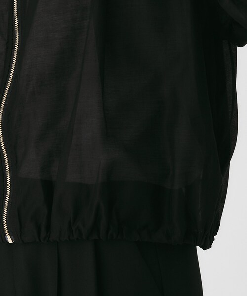 UNTITLED（アンタイトル）の「シアーローンブルゾン（ブルゾン・レディース・オフホワイト/ブラック・03/02/01）」の19枚目の写真