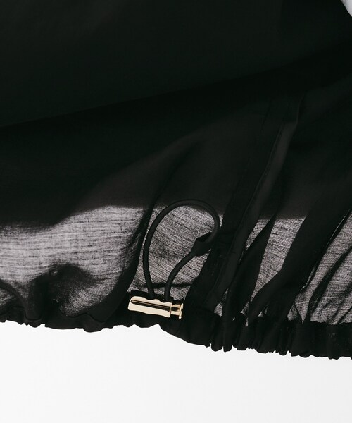 UNTITLED（アンタイトル）の「シアーローンブルゾン（ブルゾン・レディース・オフホワイト/ブラック・03/02/01）」の20枚目の写真