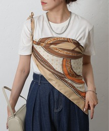 サークル大判スカーフ  90×90