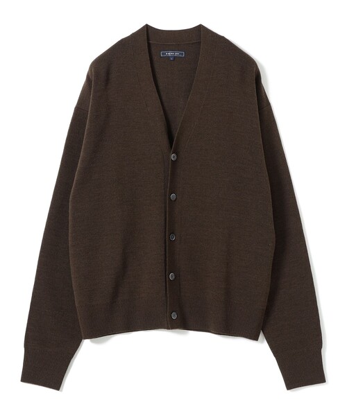 B:MING by BEAMS（ビーミングバイビームス）の「12ゲージ ハーフミラノ カーディガン（カーディガン/ボレロ・メンズ・ブラウン/ネイビー・SMALL/MEDIUM/LARGE）」の12枚目の写真