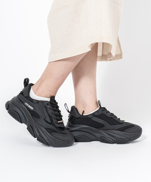 STEVE MADDEN（スティーブマデン）の「【STEVE MADDEN/スティーブマデン】ボリュームソール スニーカー POSSESSION（スニーカー・レディース・ホワイト/ブラック/ブラック×ホワイト/グレー/ホワイト×ホワイト・7.5/7/6.5/8.5/8）」の20枚目の写真