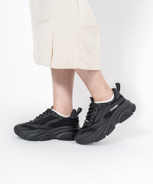 STEVE MADDEN（スティーブマデン）の「【STEVE MADDEN/スティーブマデン】ボリュームソール スニーカー POSSESSION（スニーカー・レディース・ホワイト/ブラック/ブラック×ホワイト/グレー/ホワイト×ホワイト・7.5/7/6.5/8.5/8）」の19枚目の写真