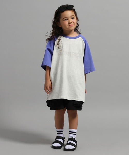 GEORGE'S(ジョージズ)の「【KIDS】ラグランロゴ Tシャツ(Tシャツ/カットソー・キッズ・ライトグレー系/ホワイト系・150cm/130cm/110cm)」の15枚目の写真