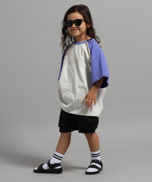 GEORGE'S(ジョージズ)の「【KIDS】ラグランロゴ Tシャツ(Tシャツ/カットソー・キッズ・ライトグレー系/ホワイト系・150cm/130cm/110cm)」の17枚目の写真