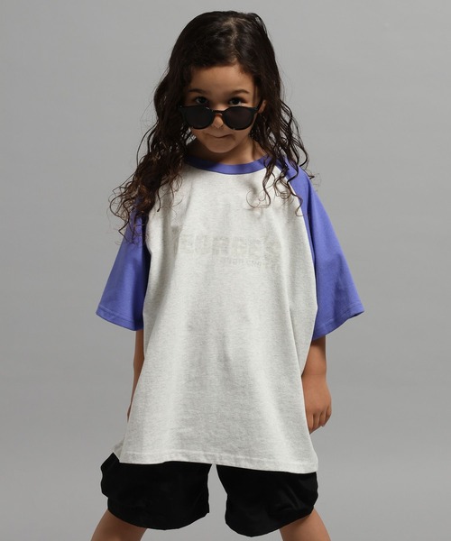 GEORGE'S(ジョージズ)の「【KIDS】ラグランロゴ Tシャツ(Tシャツ/カットソー・キッズ・ライトグレー系/ホワイト系・150cm/130cm/110cm)」の19枚目の写真